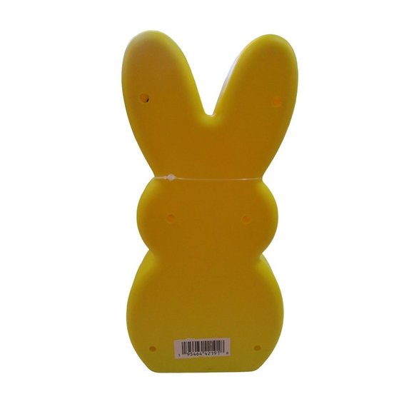 Peeps Bunny Blowmold LED Flickering Candle Light 10" Batteries Not Included NWT - Picture 5 of 16